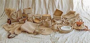 jute products from golden fiber.