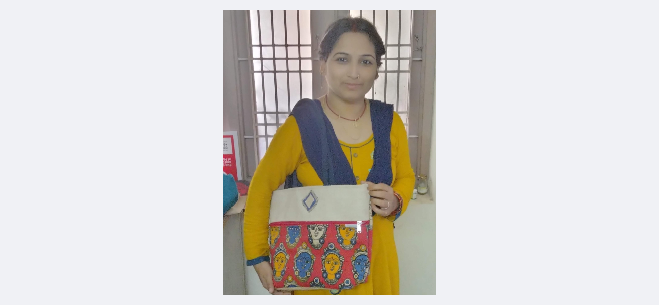 jute ladies hand bag