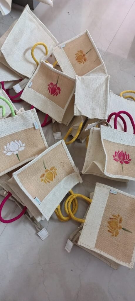 Jute thambulam bags for wedding