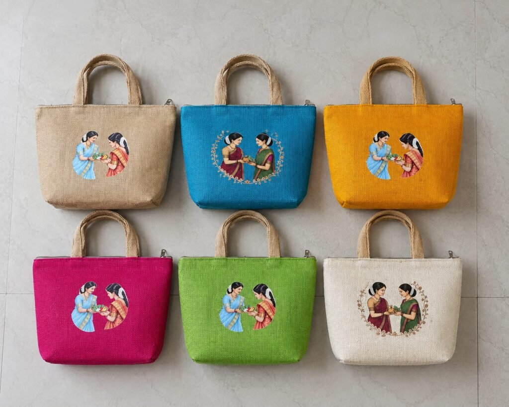jute tambulam bags